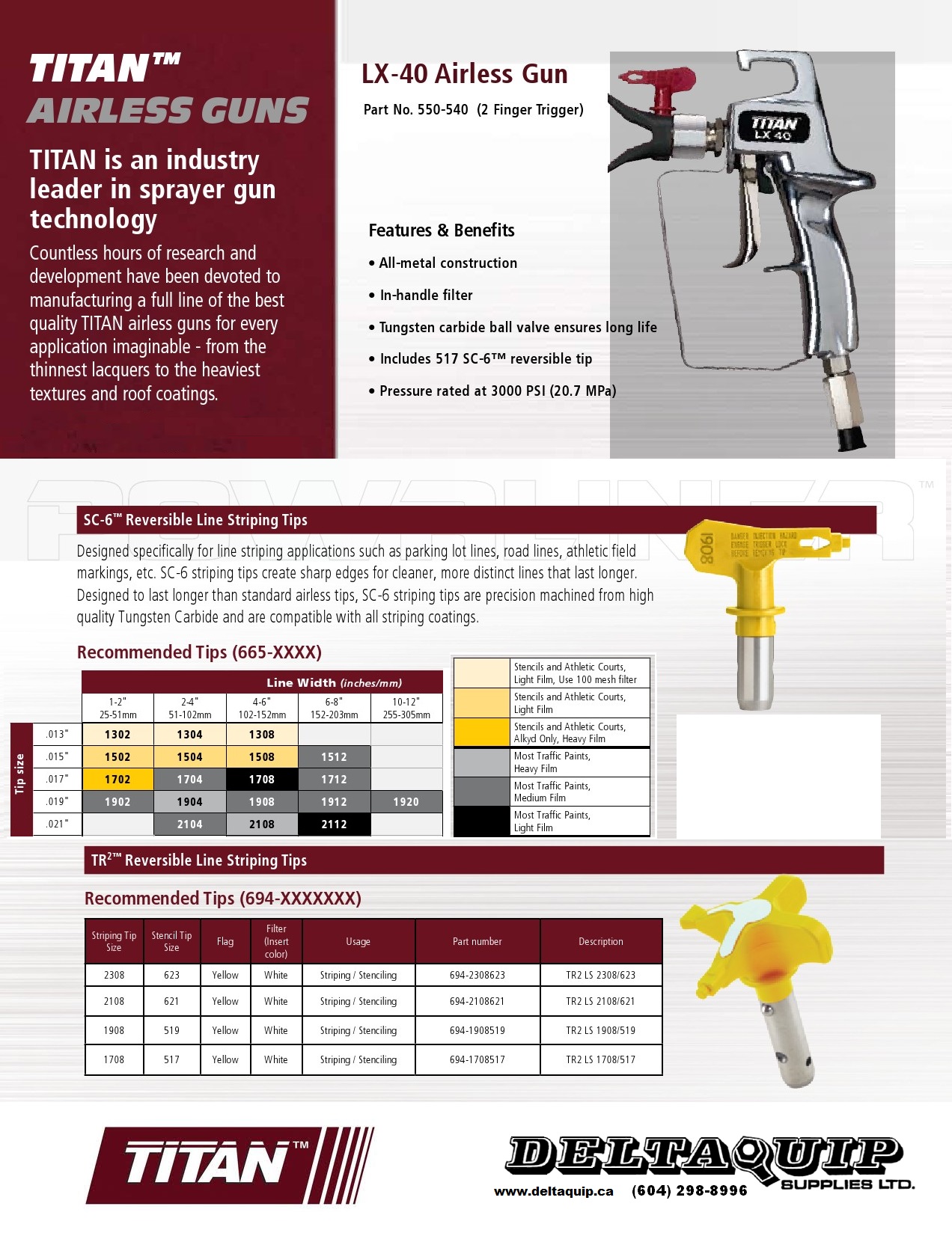 PowrLiner™ Series Line Stripers | Deltaquip Supplies Ltd.